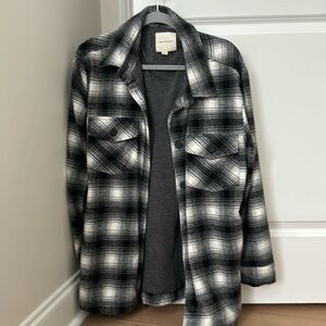 Grey and Black Shacket
